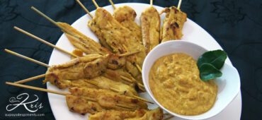 brochettes de poulet satay