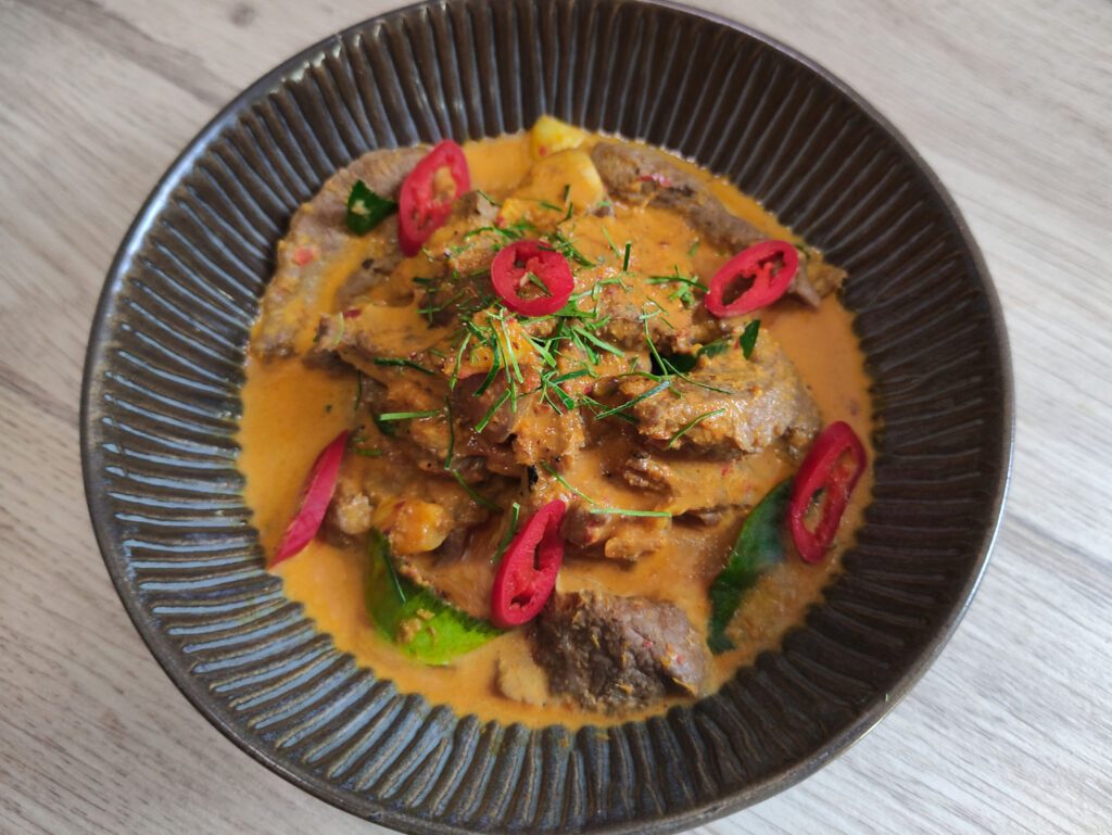 curry de boeuf panang recette thaïe