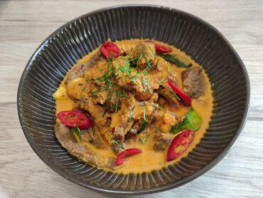 recette de curry panang de boeuf