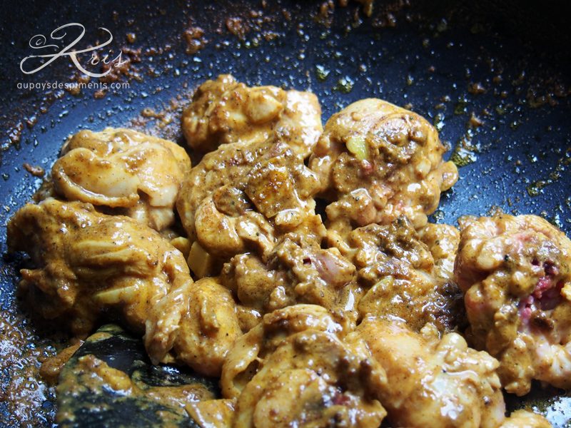 poulet pour curry