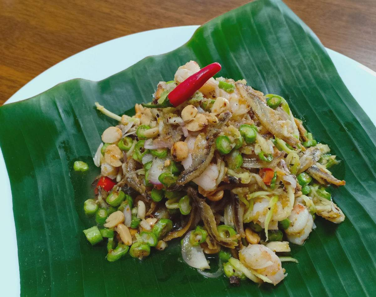 salade de ,mangue verte