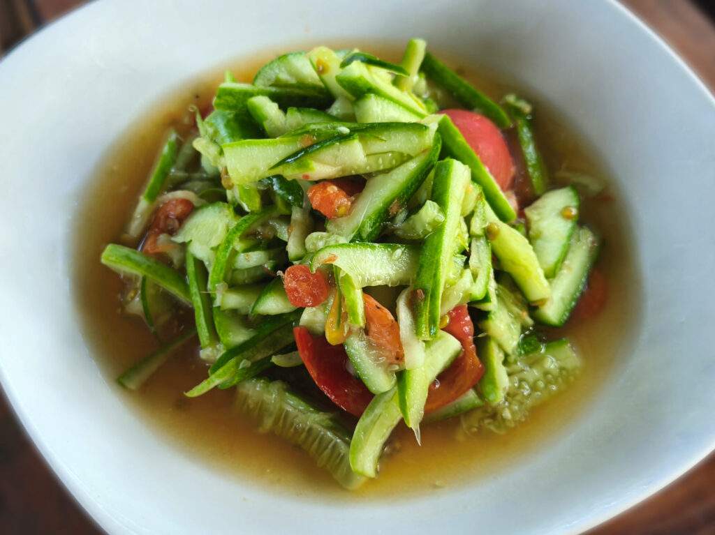 Salade thaïe de concombre