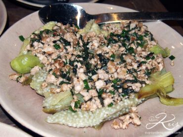 salade d'aubergines au poulet grillé