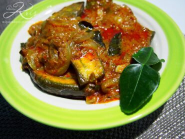 curry rouge d'aubergines thaïes