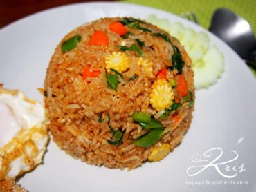 Riz sauté à la confiture de piment