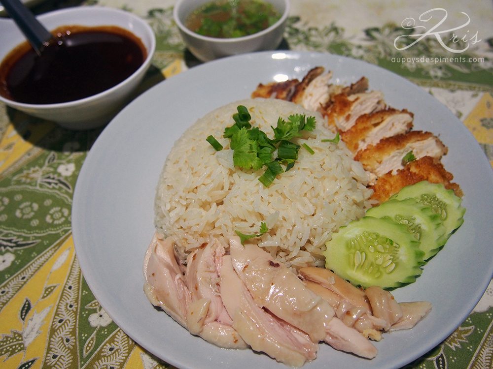 khao man gai, riz au poulet thaï