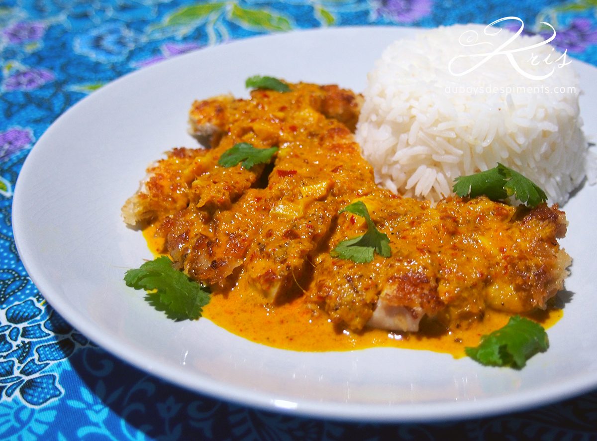 poulet au curry jaune