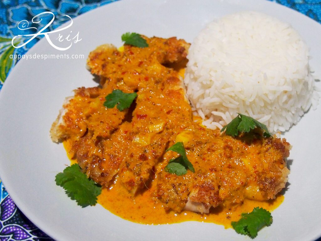 poulet au curry jaune