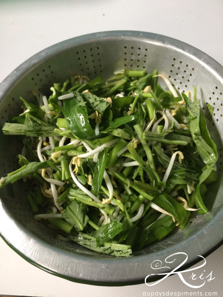 légumes pour la salade - yam tawai