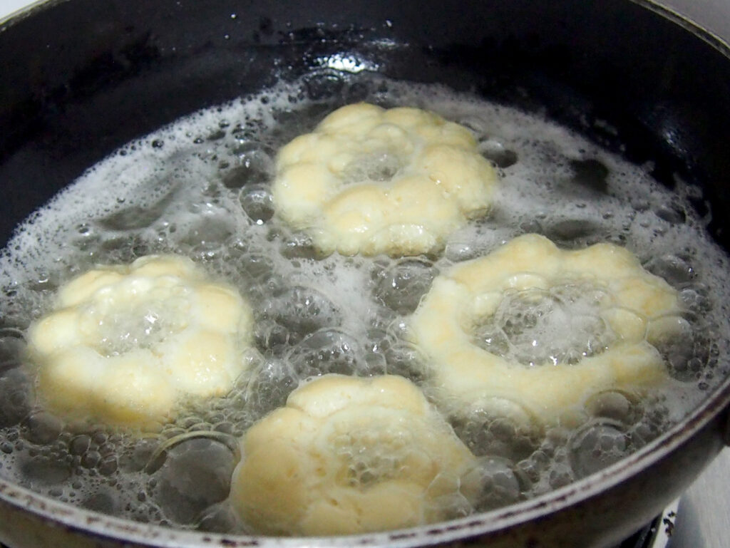 cuisson des donuts