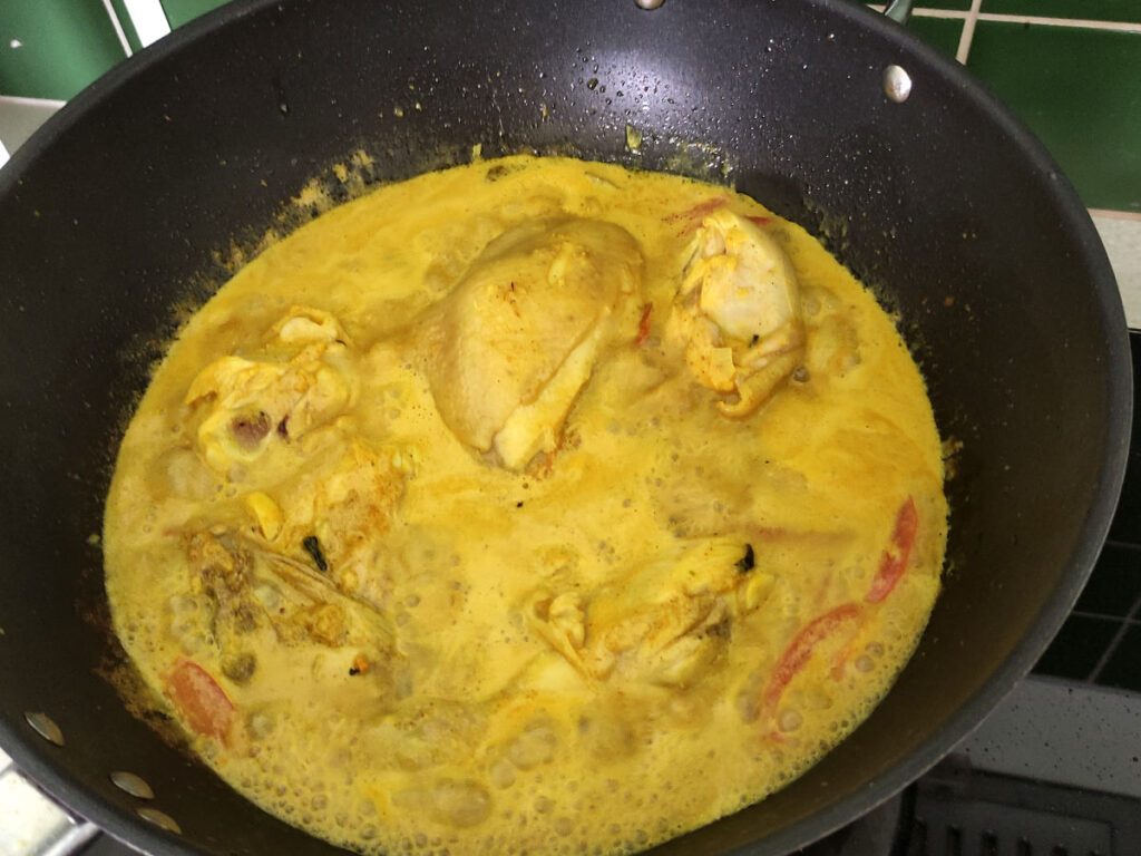 cuisson du poulet