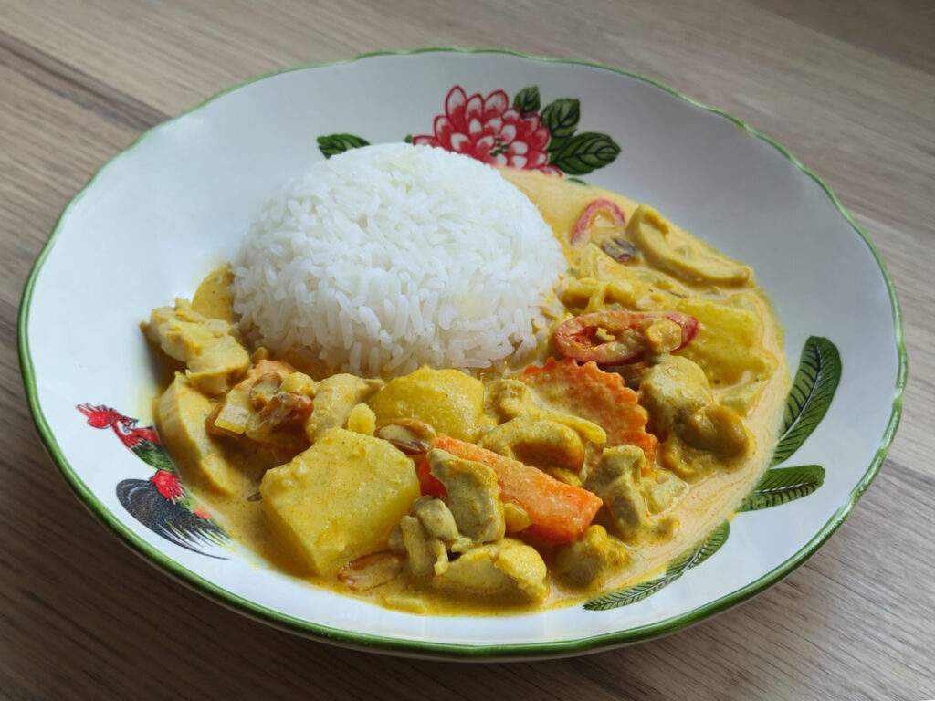 curry jaune au poulet